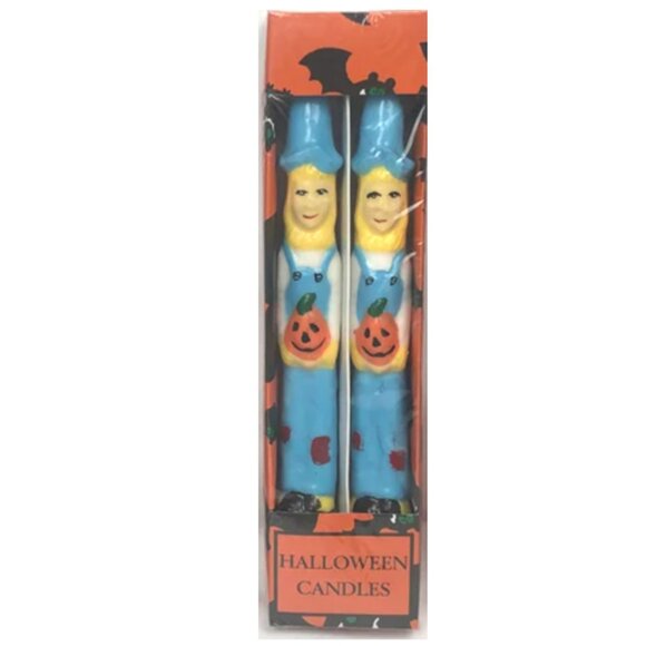 1996 Magic Creations Scarecrow Taper Candles - Picture 1 of 15